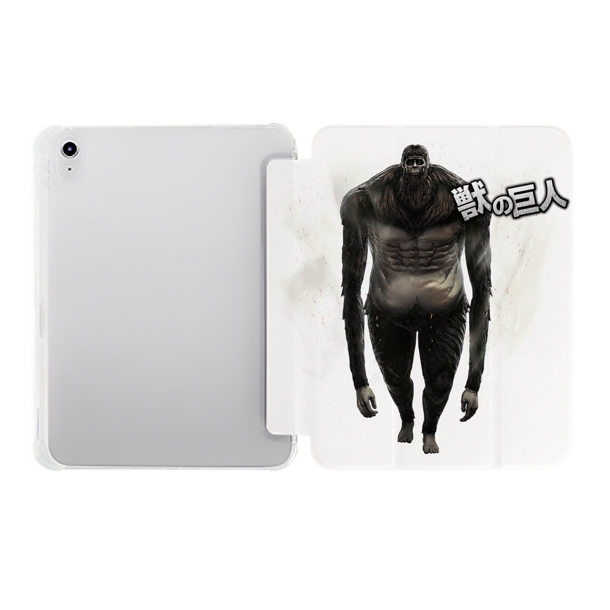 （画像用） 進撃の巨人 Attack on Titan IPad ケース ペン収納付き 三つ折りスタンド PUレザー×シリコン 対応機種9.5/10.5/10.9インチ